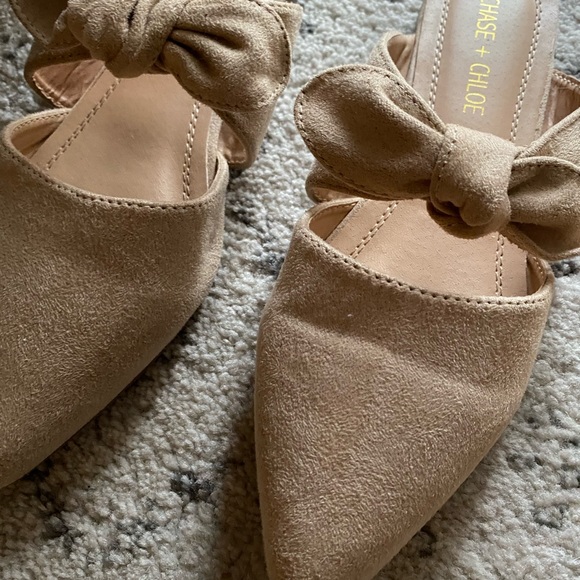Beige Mules Slides - Picture 6 of 7